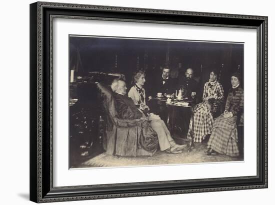 Portrait of Richard Wagner with Friends and Family-German photographer-Framed Photographic Print