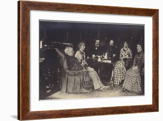 Portrait of Richard Wagner with Friends and Family-German photographer-Framed Photographic Print