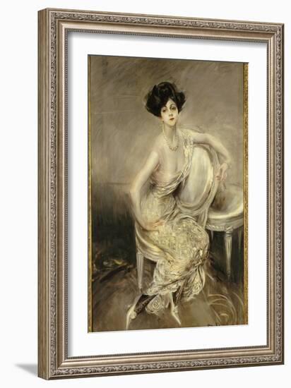 Portrait of Rita de Acosta Lydig, 1911-Giovanni Boldini-Framed Giclee Print