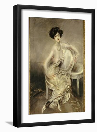 Portrait of Rita de Acosta Lydig, 1911-Giovanni Boldini-Framed Giclee Print