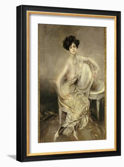 Portrait of Rita de Acosta Lydig, 1911-Giovanni Boldini-Framed Giclee Print