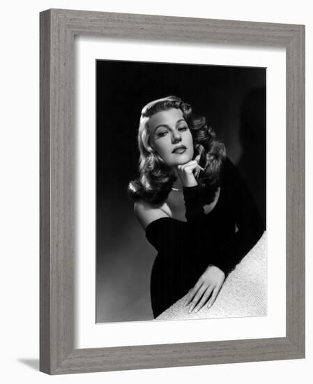 Portrait of Rita Hayworth, c.1948-null-Framed Photo