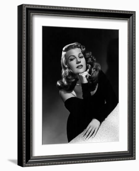 Portrait of Rita Hayworth, c.1948-null-Framed Photo