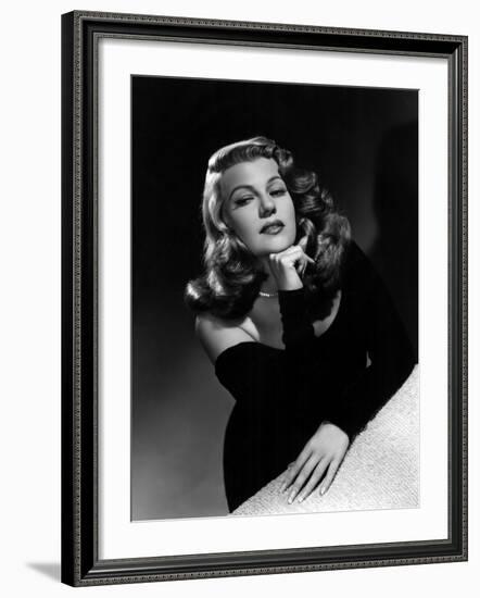 Portrait of Rita Hayworth, c.1948-null-Framed Photo