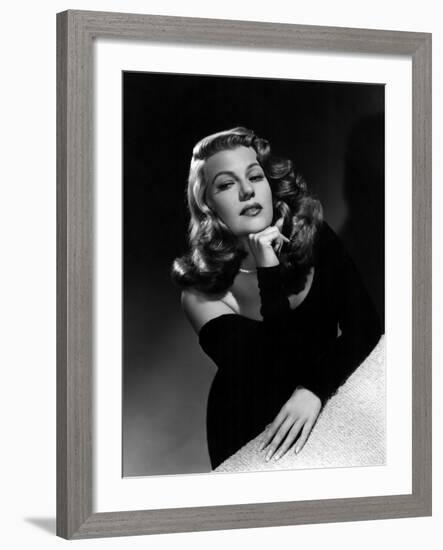 Portrait of Rita Hayworth, c.1948-null-Framed Photo