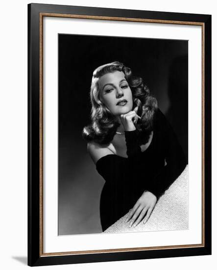 Portrait of Rita Hayworth, c.1948-null-Framed Photo