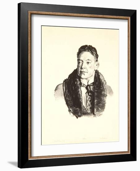 Portrait of Robert Aitken, 1921-George Wesley Bellows-Framed Giclee Print