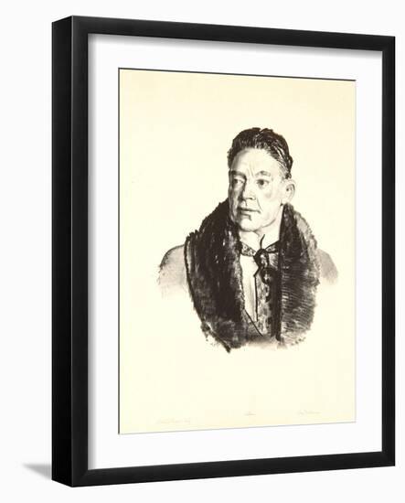 Portrait of Robert Aitken, 1921-George Wesley Bellows-Framed Giclee Print