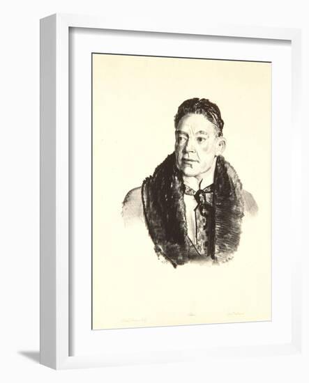 Portrait of Robert Aitken, 1921-George Wesley Bellows-Framed Giclee Print