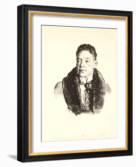 Portrait of Robert Aitken, 1921-George Wesley Bellows-Framed Giclee Print