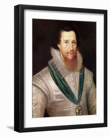 Portrait of Robert Devereux-Marcus, The Younger Gheeraerts-Framed Giclee Print