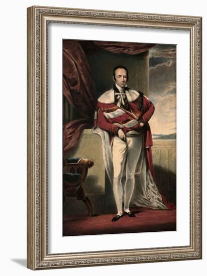Portrait of Robert Grosvenor-Alfred-edward Chalon-Framed Giclee Print
