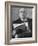 Portrait of Robert Moses, Nyc Planner and Builder of Highways, in His Office-Alfred Eisenstaedt-Framed Photographic Print