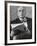 Portrait of Robert Moses, Nyc Planner and Builder of Highways, in His Office-Alfred Eisenstaedt-Framed Photographic Print