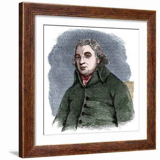 Portrait of Robert Raikes (1736-1811), English philanthropist and Anglican layman-French School-Framed Giclee Print