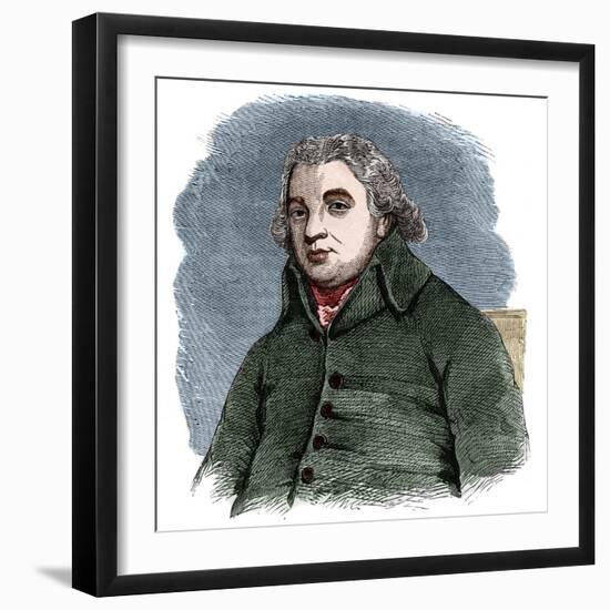 Portrait of Robert Raikes (1736-1811), English philanthropist and Anglican layman-French School-Framed Giclee Print