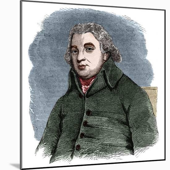 Portrait of Robert Raikes (1736-1811), English philanthropist and Anglican layman-French School-Mounted Giclee Print