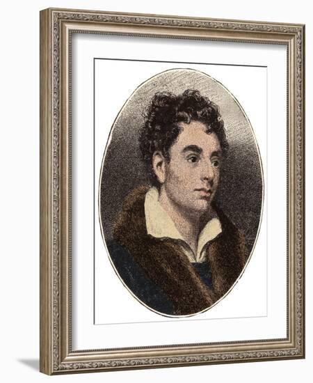 Portrait of Robert Southey (1774-1843) English poet of the Romantic school-French School-Framed Giclee Print