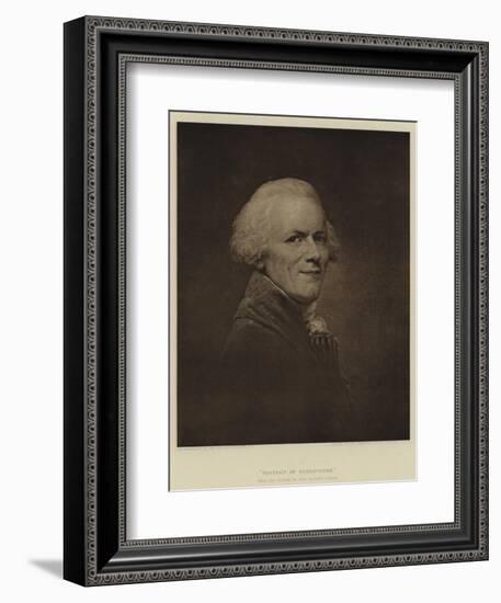 Portrait of Robespierre-Jean Baptiste Greuze-Framed Giclee Print