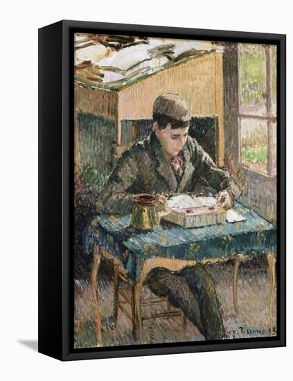 Portrait of Rodo Reading, 1903-Eugène Boudin-Framed Premier Image Canvas