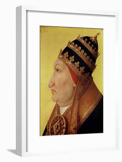 Portrait of Rodrigo Borgia (1431-1503) Pope Alexander VI-null-Framed Giclee Print