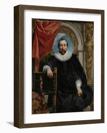 Portrait of Rogier Le Witer, 1635-Jacob Jordaens-Framed Giclee Print