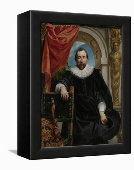 Portrait of Rogier Le Witer, 1635-Jacob Jordaens-Framed Premier Image Canvas