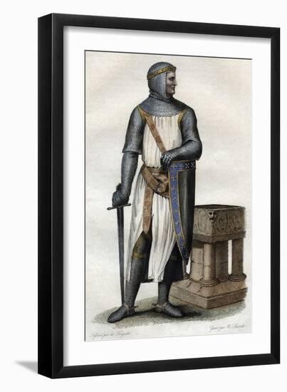 Portrait of Rollo (Robert I) (860-c927-933), Viking leader and Duke of Normandy-French School-Framed Giclee Print