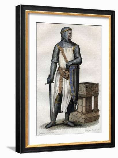 Portrait of Rollo (Robert I) (860-c927-933), Viking leader and Duke of Normandy-French School-Framed Giclee Print