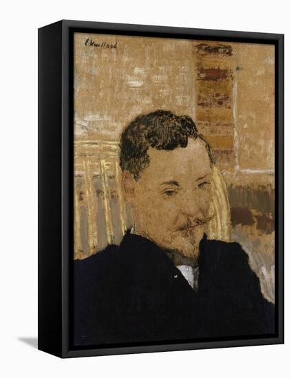 Portrait of Romain Coolus-Edouard Vuillard-Framed Premier Image Canvas