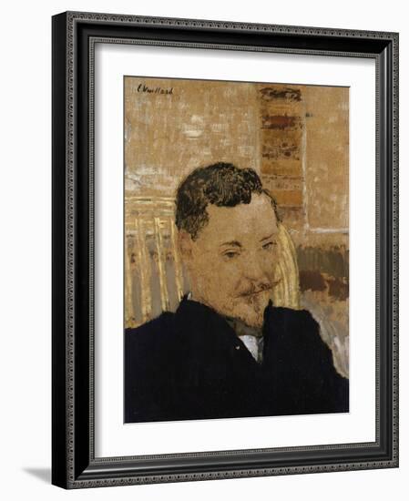 Portrait of Romain Coolus-Edouard Vuillard-Framed Giclee Print