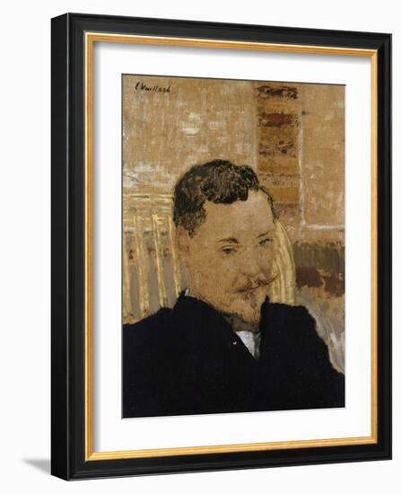 Portrait of Romain Coolus-Edouard Vuillard-Framed Giclee Print