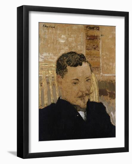 Portrait of Romain Coolus-Edouard Vuillard-Framed Giclee Print