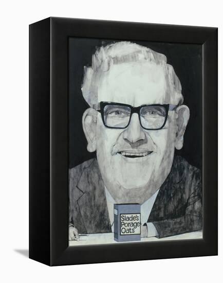 Portrait of Ronnie Barker, illustration for 'The Listener', 1970s-Barry Fantoni-Framed Premier Image Canvas