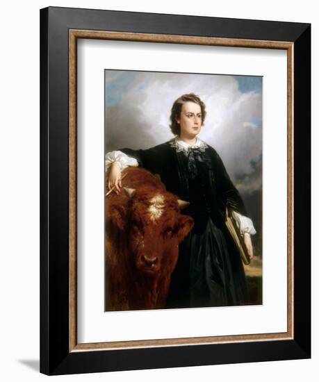 Portrait of Rosa Bonheur-Édouard Louis Dubufe-Framed Giclee Print