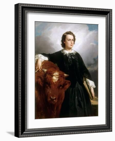 Portrait of Rosa Bonheur-Édouard Louis Dubufe-Framed Giclee Print