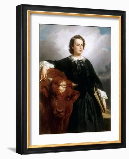 Portrait of Rosa Bonheur-Édouard Louis Dubufe-Framed Giclee Print