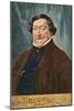 Portrait of Rossini-null-Mounted Art Print