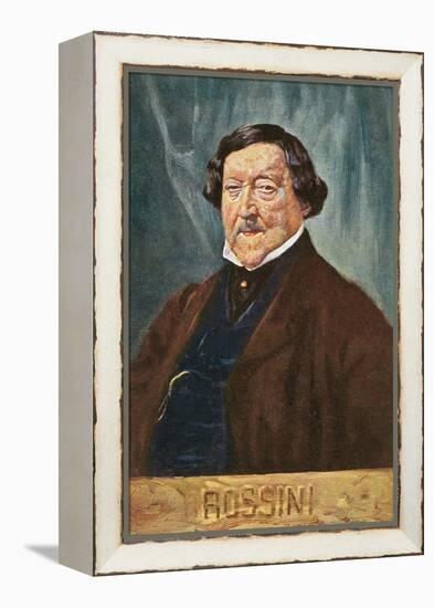 Portrait of Rossini-null-Framed Stretched Canvas