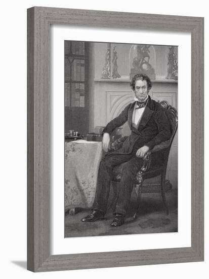 Portrait of Rufus Choate (1799-1859)-Alonzo Chappel-Framed Giclee Print