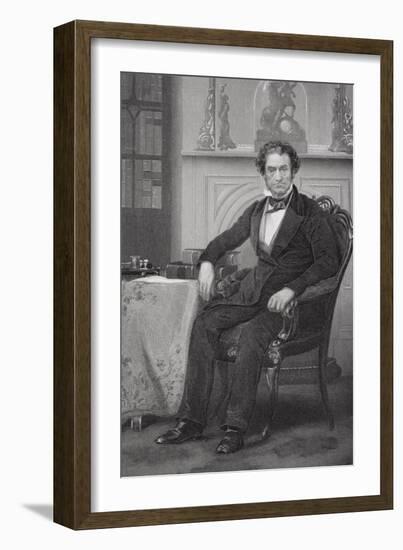 Portrait of Rufus Choate (1799-1859)-Alonzo Chappel-Framed Giclee Print