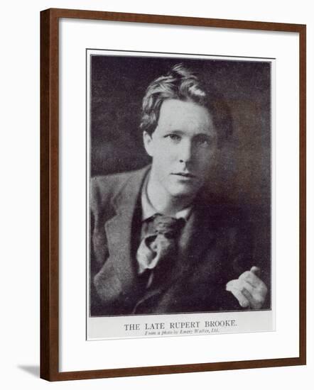 Portrait of Rupert Brooke-null-Framed Giclee Print