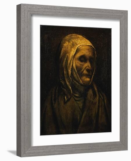 Portrait of Saint Angela Merici, 1540, by Moretto Da Brescia (1498-1554), Italy, 16th Century-Moretto Da Brescia-Framed Giclee Print