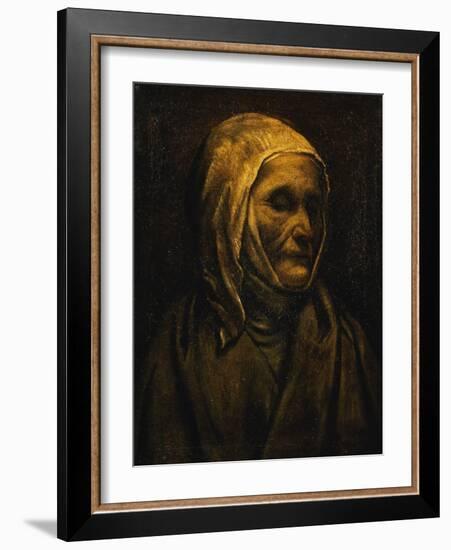 Portrait of Saint Angela Merici, 1540, by Moretto Da Brescia (1498-1554), Italy, 16th Century-Moretto Da Brescia-Framed Giclee Print