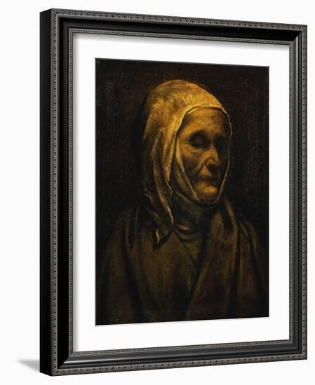 Portrait of Saint Angela Merici, 1540, by Moretto Da Brescia (1498-1554), Italy, 16th Century-Moretto Da Brescia-Framed Giclee Print