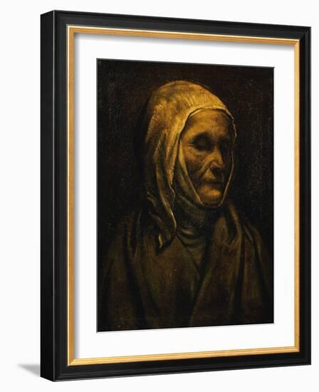 Portrait of Saint Angela Merici, 1540, by Moretto Da Brescia (1498-1554), Italy, 16th Century-Moretto Da Brescia-Framed Giclee Print