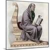 Portrait of Saint Gregory of Tours (538-594), French historian and Bishop of Tours-French School-Mounted Giclee Print