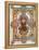 Portrait of Saint John from the Book of Kells, C800-null-Framed Premier Image Canvas