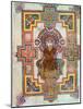 Portrait of Saint John from the Book of Kells, C800-null-Mounted Giclee Print