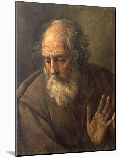 Portrait of Saint Joseph-Guido Reni-Mounted Giclee Print